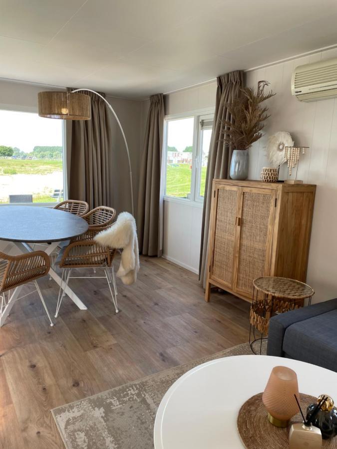 Luxe Chalet Direct Aan Het Water Met Strand Lith Dış mekan fotoğraf