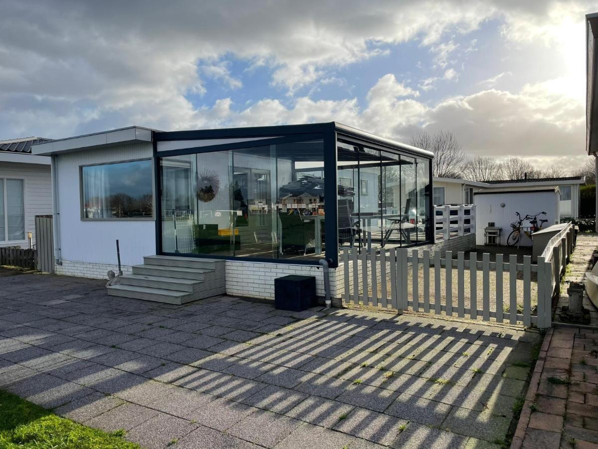 Luxe Chalet Direct Aan Het Water Met Strand Lith Dış mekan fotoğraf